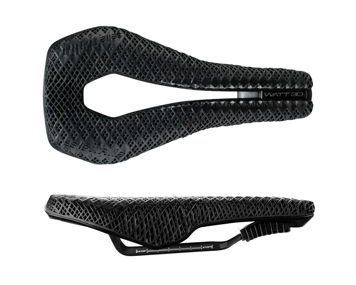 Selle Italia WATT 3D Kit Carbon Superflow Saddle (Black) (U3)